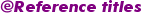Starkmann's e-Reference Offers